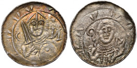 Władysław II Wygnaniec, Denar - Książę i Biskup - łuk i litera И