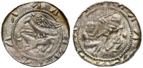 Władysław II Wygnaniec, Denar - Orzeł i Zając - kliny / gwiazda