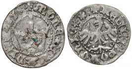 Władysław II Jagiełło, Półgrosz Kraków - typ 1 - litera P
