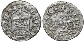 Władysław II Jagiełło, Półgrosz Kraków - typ 4 - litery AS