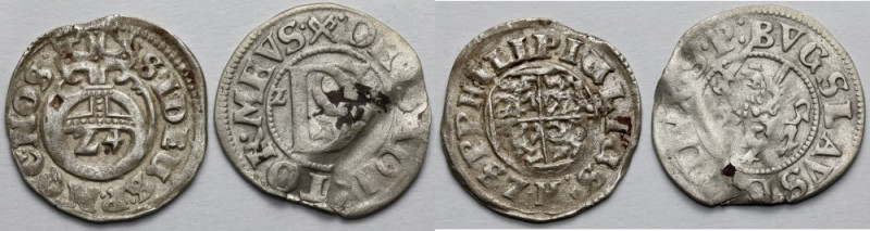 Pomorze, Półtorak 1613 i Szeląg podwójny 1621 - zestaw (2szt)