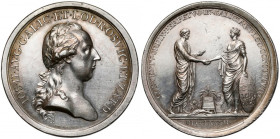 Józef II, Medal austriacki upamiętniający rozbiór Polski 1782