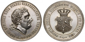 Medal SREBRO Pamiątka oswobodzenia Wiednia, Sobieski, 1883 RRR