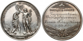 Medal chrzcielny SREBRO 'Na Pamiątkę Chrztu' - Bitschan
