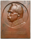 Plakieta MW (90x70cm) Józef Piłsudski Pierwszy Marszałek (Aumiller) 1936 - rzadkość