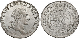 Poniatowski, Złotówka 1767 FS - małe orły