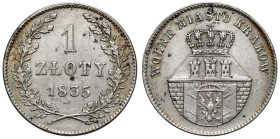 Wolne Miasto Kraków, 1 złoty 1835
