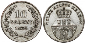 Wolne Miasto Kraków, 10 groszy 1835