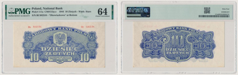 10 złotych 1944 ...owe - Ao 10 złotych typologicznie jest jednym z trudniejszych...