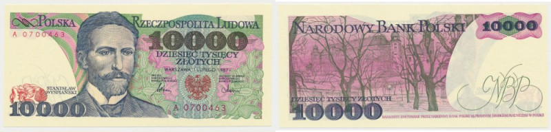 10.000 zł 1987 - A Reference: Miłczak 169
Grade: UNC/AU