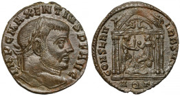 Maksencjusz (306-312 n.e.) Follis, Aquileia - piękny