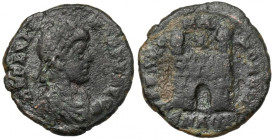 Flawiusz Wiktor (388 n.e.) AE13, Aquilea - bardzo rzadka