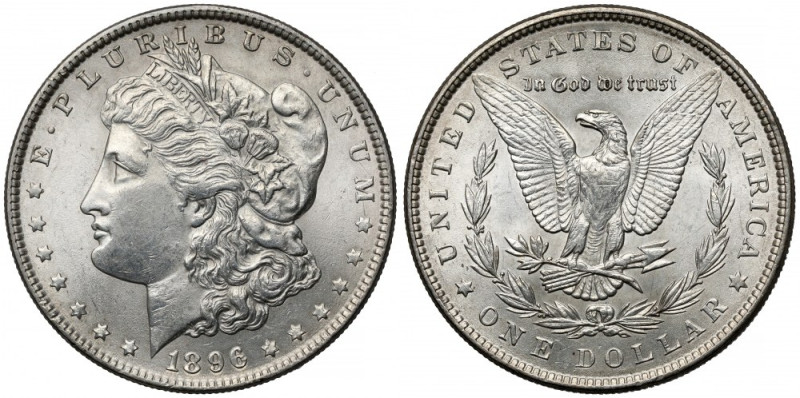 USA, Dolar 1896, Philadelphia - Morgan Dollar 
Grade: AU