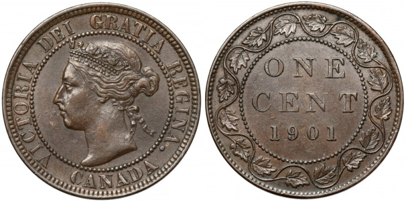 Kanada, Wiktoria, Cent 1901 
Grade: XF