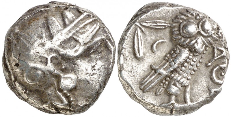 (353-294 a.C.). Ática. Atenas. Tetradracma. (S. 2537) (CNG. IV, 1599). 17,08 g. ...