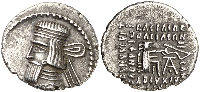 Imperio Parto. Artabanos III (80-81 d.C.). Ecbatana. Dracma. (S.GIC. 5826) (Mitc...