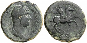 (129 d.C.). Adriano. As. (Spink 3684 var) (Co. 495) (RIC. 717). 10,06 g. MBC-.