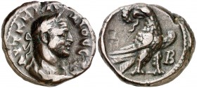 (269-270 d.C.). Claudio II. Alejandría. Tetradracma de vellón. (Spink 11407 var) (Kampmann-Ganschow 104.17). 9,75 g. MBC.