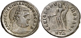 (297-298 d.C.). Galerio Maximiano. Heraclea. Follis. (Spink 14372) (Co. 78) (RIC. 20b). 11,47 g. EBC-/MBC+.