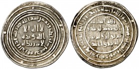 AH 81. Califato Omeya de Damasco. Abd el-Melik. Damasco. Dirhem. (S.Album 126) (Lavoix 188). 2,83 g. MBC+.