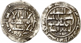 AH 200. Emirato independiente. Al-Hakem I. Al Andalus. Dirhem. (V. 107) (Fro. 7). 2,19 g. MBC.
