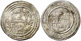 AH 331. Califato. Abderrahman III. Al Andalus. Dirhem. (V. 397) (Fro. 9). 3,42 g. MBC+.