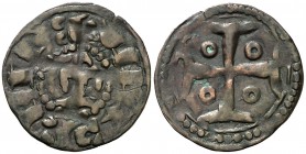 Ramon Berenguer III (1096-1131). Barcelona. Diner. (Cru.V.S. 31.1) (Cru.C.G. 1839c). 0,84 g. Leyenda exterior que inicia a las 12h del reloj. Ex Áureo...
