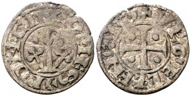 Comtat d'Urgell. Ponç de Cabrera (1236-1243). Agramunt. Diner. (Cru.V.S. 126) (Cru.C.G. 1943). 0,66 g. MBC-.