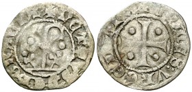 Comtat d'Urgell. Pere d'Aragó (1347-1408). Agramunt. Diner de bàcul. (Cru.V.S. 134.2) (Cru.C.G. 1951a). 0,47 g. MBC-.