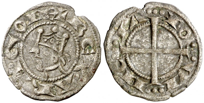 Comtat de Provença. Alfons I (1162-1196). Provença. Ral coronat. (Cru.V.S. 170) ...