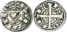 Jaume I (1213-1276). Barcelona. Diner de tern. (Cru.V.S. 308) (Cru.C.G. 2120). 0,86 g. MBC+.