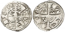 Jaume I (1213-1276). Barcelona. Òbol de tern. (Cru.V.S. 311.1) (Cru.C.G. 2121a). 0,45 g. MBC.