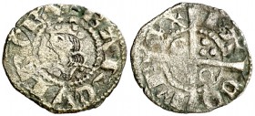Jaume II (1291-1327). Barcelona. Òbol. (Cru.V.S. 341) (Cru.C.G. 2164). 0,45 g. Escasa. MBC-.