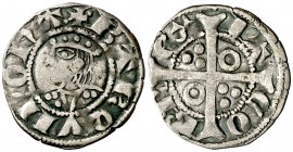 Jaume II (1291-1327). Barcelona. Diner. (Cru.V.S. 342.1) (Cru.C.G. 2159a). 1 g. MBC-/MBC.