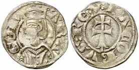 Jaume II (1291-1327). Aragón. Dinero jaqués. (Cru.V.S. 364) (Cru.C.G. 2182). 0,92 g. MBC/MBC+.