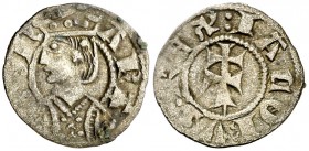 Jaume II (1291-1327). Aragón. Óbolo jaqués. (Cru.V.S. 365) (Cru.C.G. 2183). 0,39 g. Escasa. MBC-.