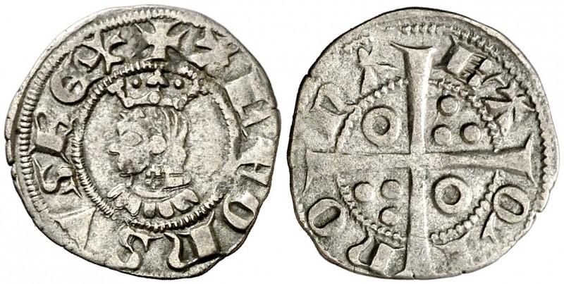 Alfons III (1327-1336). Barcelona. Diner. (Cru.V.S. 367) (Cru.C.G. 2185). 0,86 g...