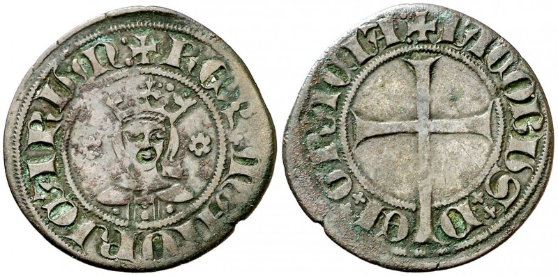 Jaume III de Mallorca (1324-1343). Mallorca. Dobler. (Cru.V.S. 557) (Cru.C.G. 25...