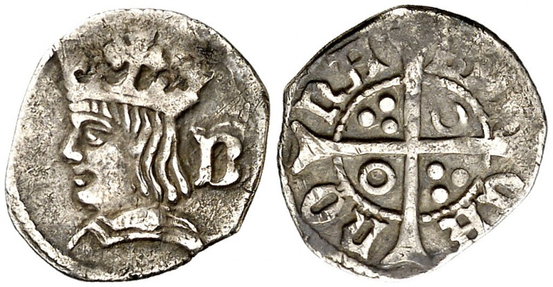 Ferran II. Barcelona. Quart de croat. (Cru.V.S. 1144) (Cru.C.G. 3080a). 0,70 g. ...