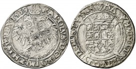 1539. Carlos I. Amberes. 4 paters (4 stuiver). (Vti. 518) (Vanhoudt 226.AN) (Van Gelder & Hoc 189-1a). 5,42 g. Rayitas. MBC