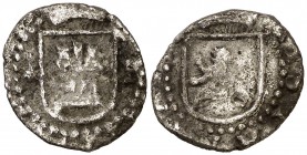s/d. Felipe II. Lima. 1/4 de real. (Cal. 768). 0,67 g. BC+.