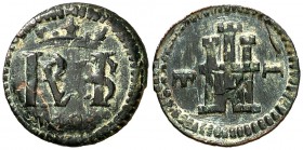 1603. Felipe III. Segovia. 1 maravedí. (Cal. 860). 0,67 g. MBC.