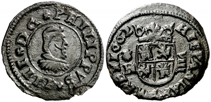 1662. Felipe IV. Coruña. R. 8 maravedís. (Cal. 1304). 1,91 g. MBC+.