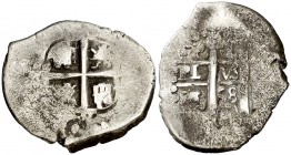 1658. Felipe IV. Potosí. E. 1 real. (Cal. 1058). 3,13 g. BC+.