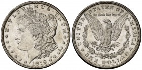 1879. Estados Unidos. Filadelfia. 1 dólar. (Kr. 110). 26,69 g. AG. EBC-.