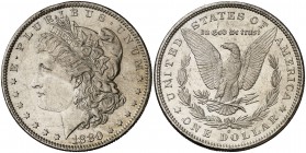 1880. O (Nueva Orleans). 1 dólar. (Kr. 110). 26,72 g. AG. EBC-.