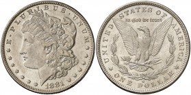 1881. O (Nueva Orleans). 1 dólar. (Kr. 110). 26,71 g. AG. EBC-.