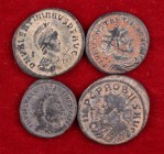 Imperio Romano. Lote de 4 monedas romanas. A examinar. MBC-/MBC.