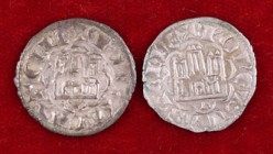 Alfonso X (1252-1284). Burgos y Cuenca. Novén. Lote de 2 monedas. MBC+/EBC-.