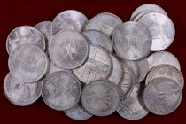Alemania. 5 marcos. Lote de 59 monedas en plata. A examinar. S/C-/S/C.